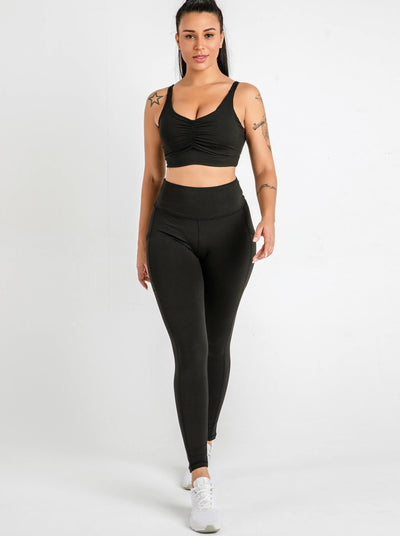 Cross Pocket Leggings