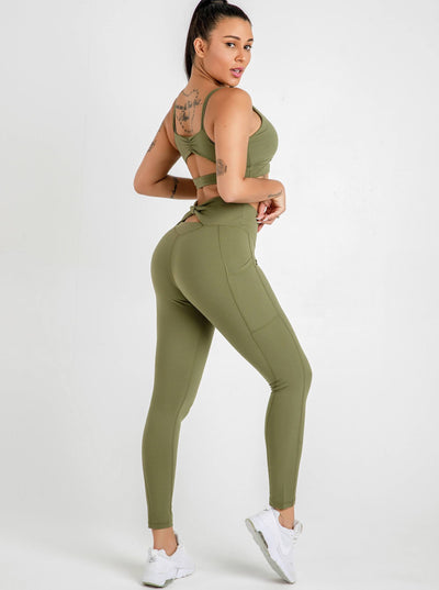 Cross Pocket Leggings